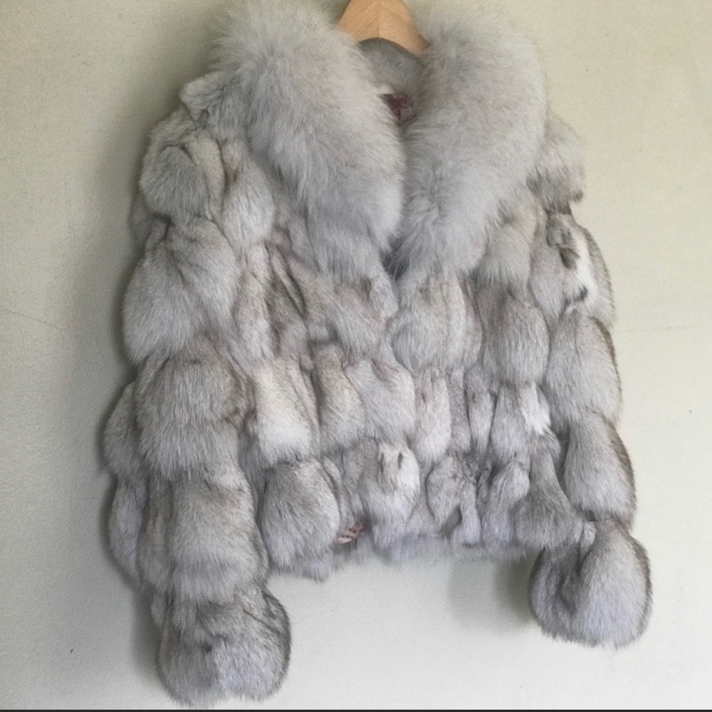 fox fur coat - never worn